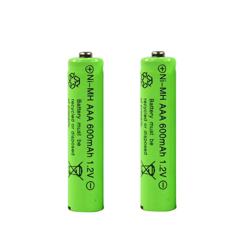

1.2v 600mah AAA remote control toy rechargeable NI-MH replacement battery AAA 1.2V 600mAH Batteries free shipping