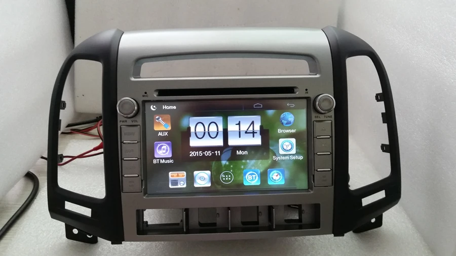

7" Car Radio 2 Din Car DVD Player GPS Navigation in Dash Car PC Stereo Head Unit for HYUNDAI SANTA FE 2006-2012 Car Audio Player