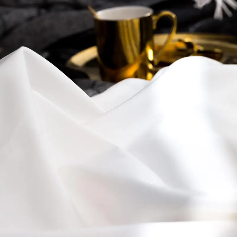 Queen/King Размеры 1000TC из египетского хлопка белый роскошные Комплект постельного белья для гостиниц 4 шт. набор пододеяльников для пуховых одеял кровать простыни ropa де Кама/linge де ЛИТ