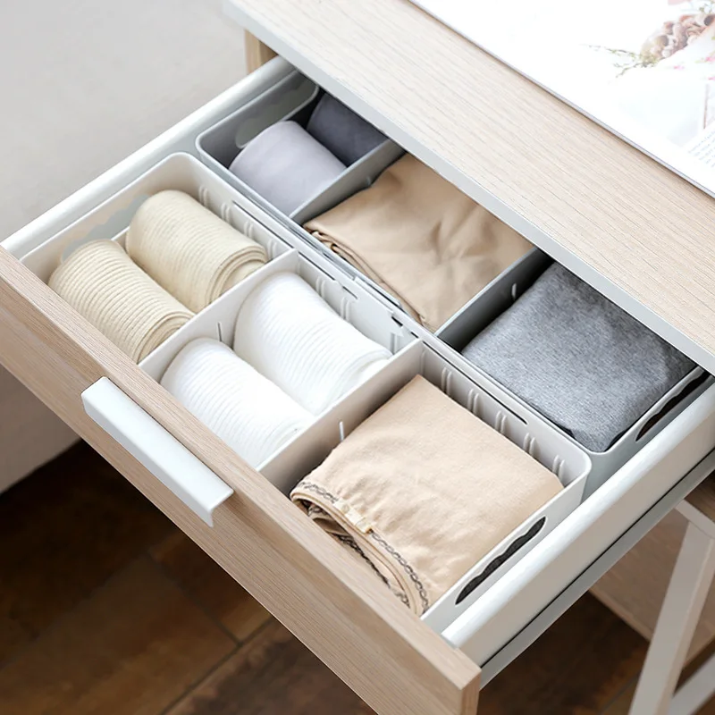1PCS Retractable Drawer Separated Desktop Storage Box Multi Purpose 1PCS Retractable Drawer Separated Desktop Storage Box Multi Purpose