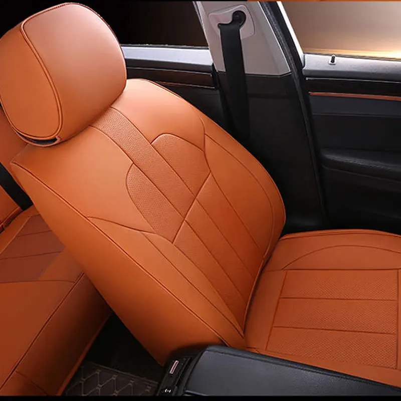 Custom Leather Car Seat Cover for Jaguar XF XE XJ F-PACE F-TYPE Brand Firm Soft Auto Accessories Co