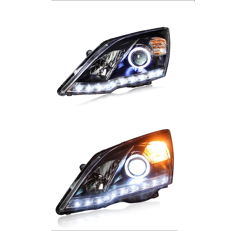 Для Honda CRV CR V светодиодный фары 2015 2016 года комплект HID Дневные ходовые огни Bi xenon