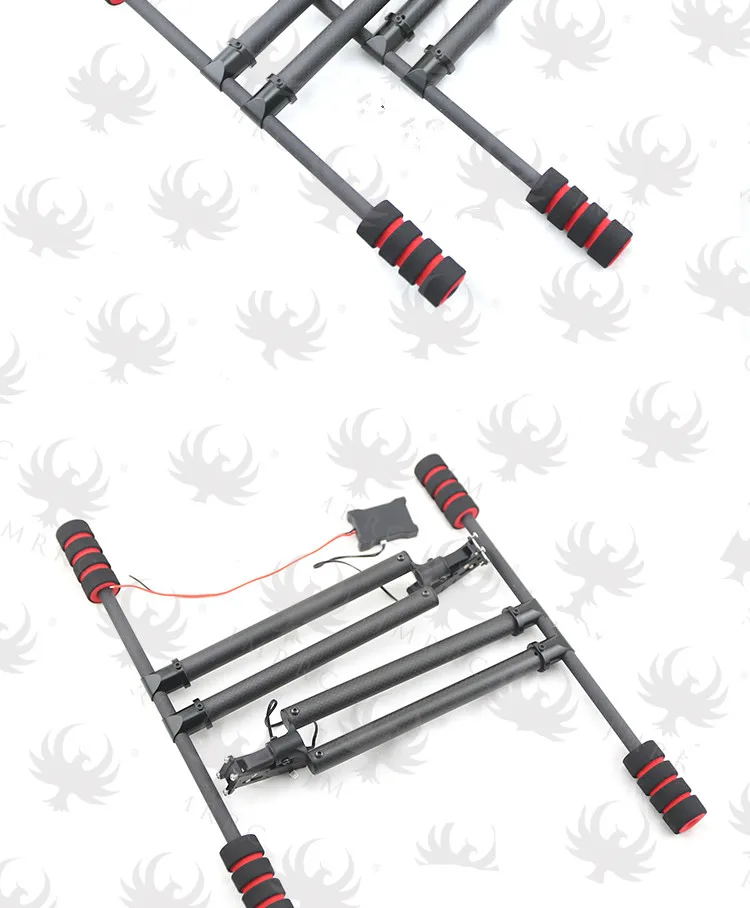 DIY-JMR-GF-LE160 16 мм углеродное волокно электрическая двойная трубка сельскохозяйственная рама беспилотника четыре шесть восьмиосевое электрическое Трипод