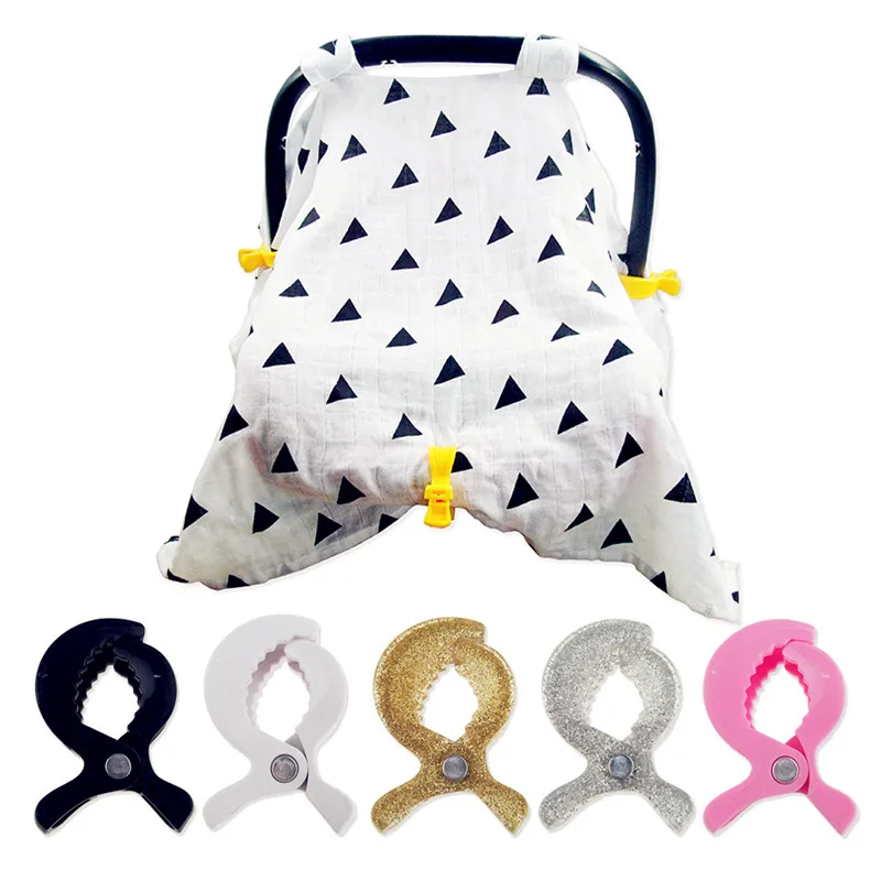 

1PC Baby Car Seat Accessories Colorful Plastic Pushchair Toy Clip Pram Stroller Peg To Hook Cover Mosquito Net Blanket Clips