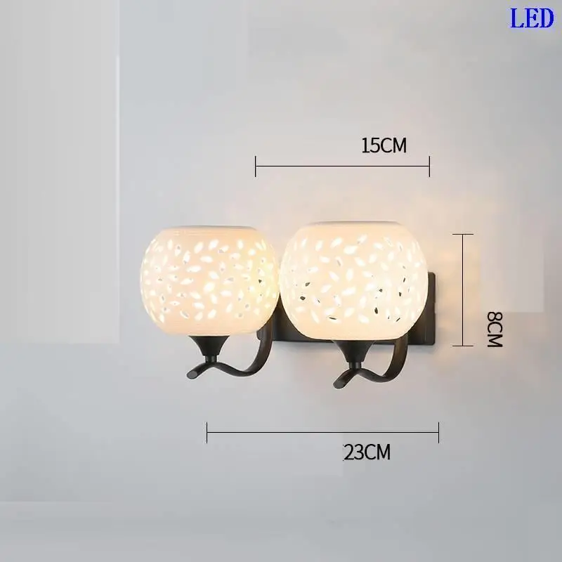 Badkamer Verlichting Lampe Лофт Декор для спальни Lampara De Pared внутренняя аппликация Murale светильник Wandlamp настенный светильник - Цвет абажура: Version B
