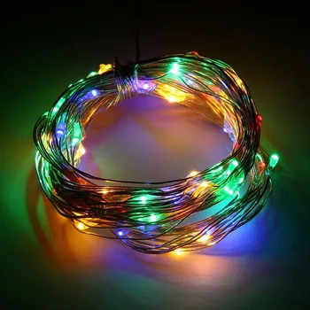 

3xaa Waterproof Battery Box 4 Color Copper Wire String Remote Control Copper Wire String Led String Light String Halloween