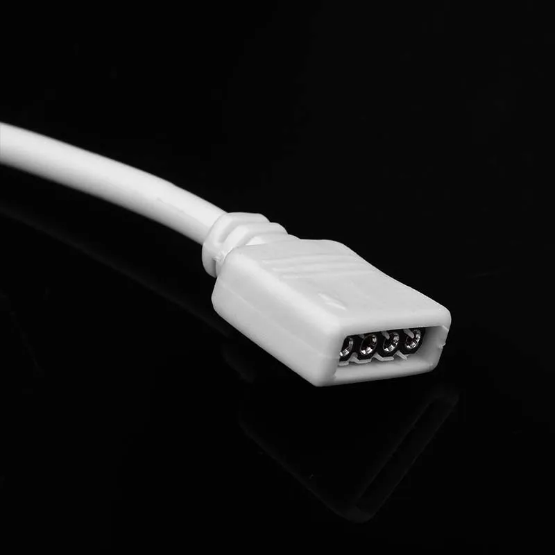 10 قطعة 3FT 1 M 4 دبوس موصل تمديد سلك كابل ل RGB 5050 3528 LED قطاع