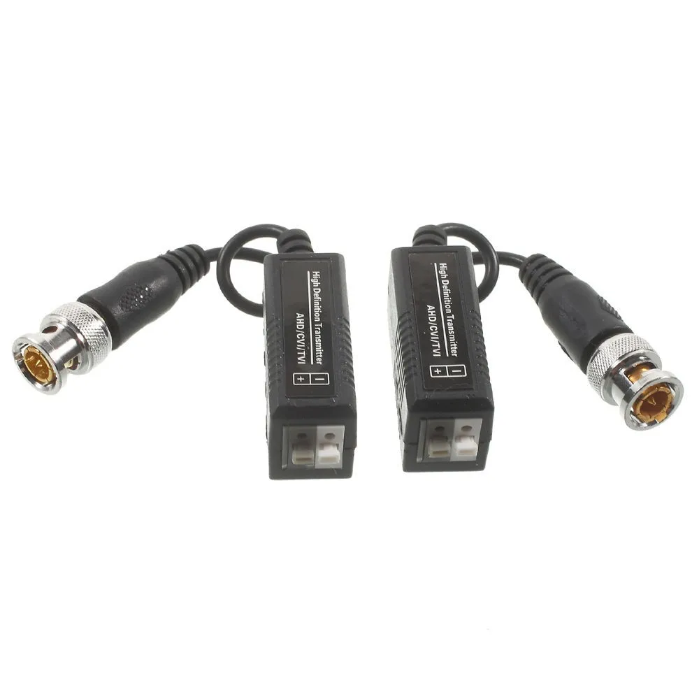 5 пар HD 720P/1080P AHD HDCVI HDTVI BNC коннектор к UTP Cat5/5e/6 видео Balun Пассивный передатчик 200 м|bnc