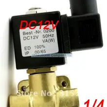 Высокое качество 1/4 ''230 PSI Электрический электромагнитный клапан 12-VDC нормально закрытый мембранный клапан 0927000