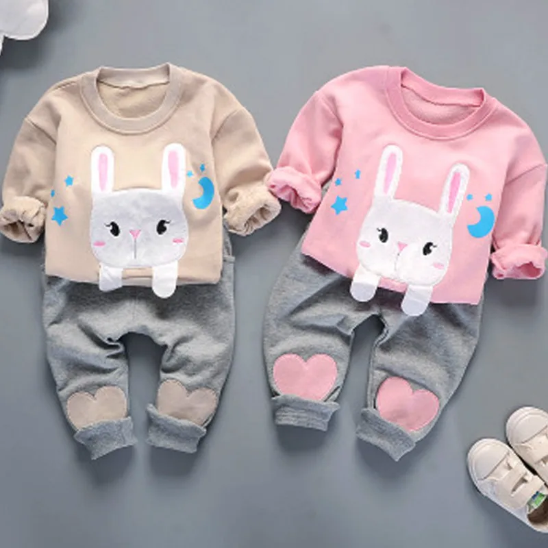 

Baby Boys Clothes 2019 New Children Kids Clothing Set Autumn Winter 3PCS Hooded Coat Suits Fall Cotton Print Letter Sets