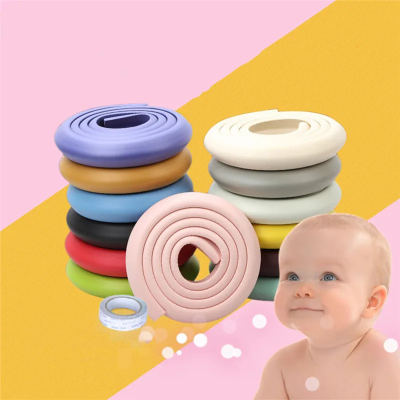 

1PC 2M Baby Safety Table Desk Edge Guard Strip Home Cushion Guard Strip Safe Protection Children Bar Strip Soft Thicken Dropship