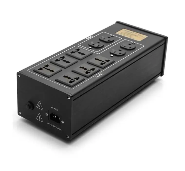 Hi End Hifi аудио 10 каналов розетки Schuko/US/AU шумовой фильтр Кондиционер переменного
