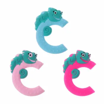 

Letter C Baby Teethers Food Grade Silicone Baby Teething Necklace Beads BPA Free Infants Tooth Toys