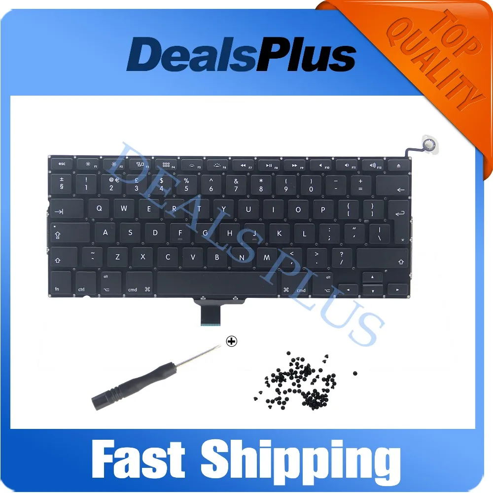 Новая клавиатура A1278 UK для APPLE Macbook Pro 13 дюймов английская mb990 mc700 md313 md102 2009-2013 год |