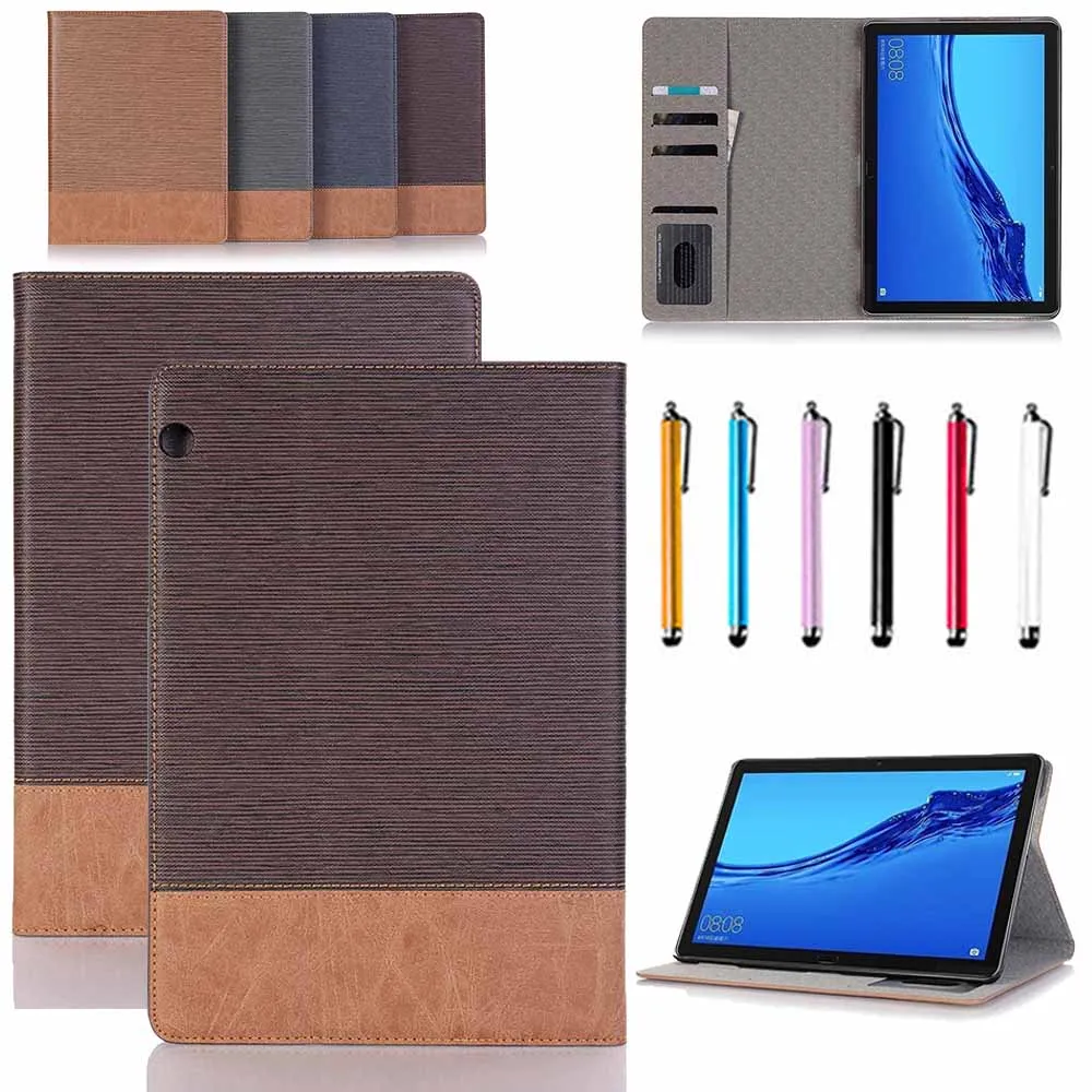 Ultra Slim PU Leather Case for Huawei Mediapad T5 AGS2 W09/L09/L03/W19