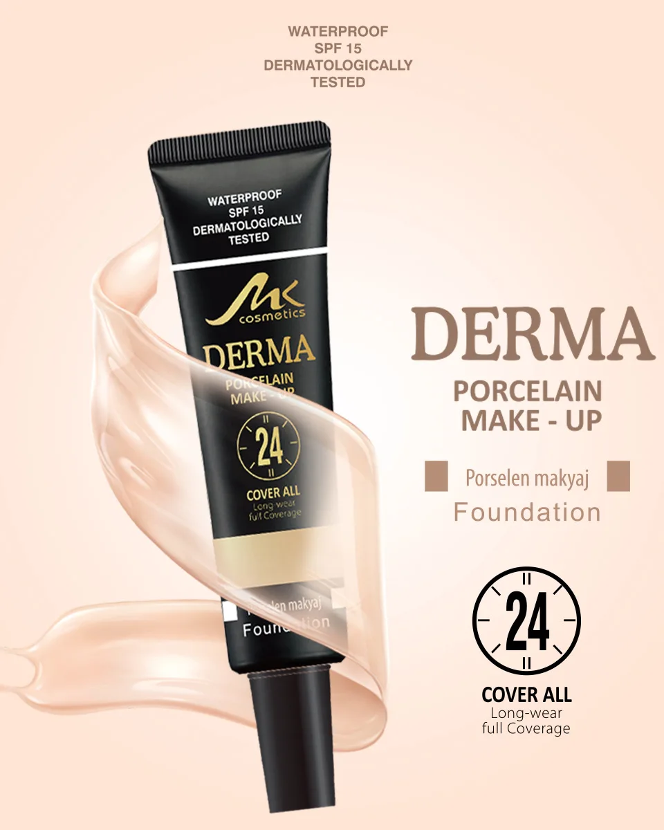 

Foundation Liquid Waterproof Concealer Cream Face Base Matte Black Skin High Professional Full Cover Tonal Make Up Fondotinta