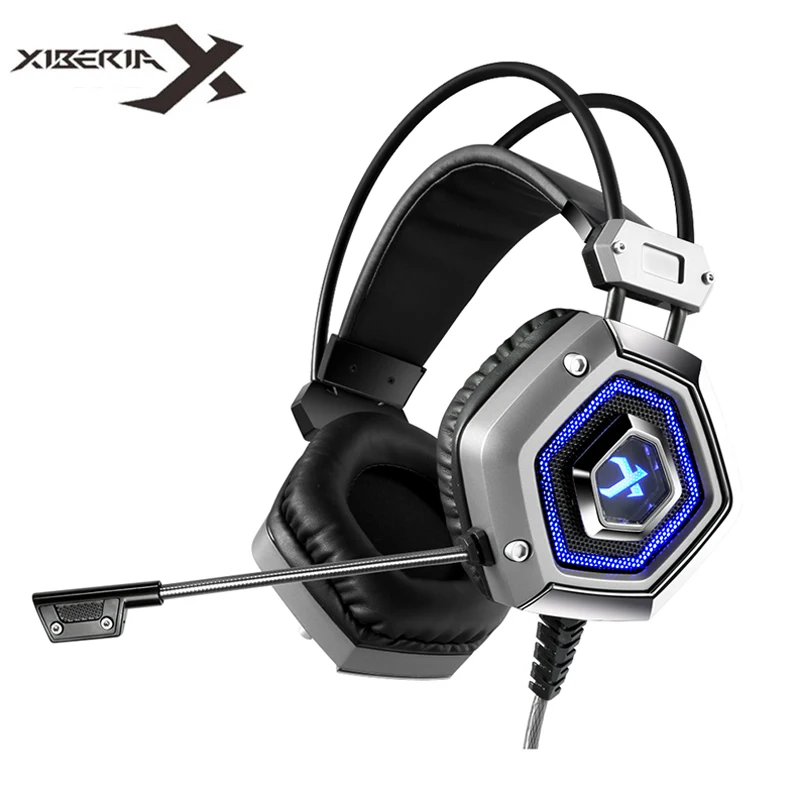 Лучшая компьютерная игровая гарнитура с микрофоном XIBERIA X13 виртуальная 7 1