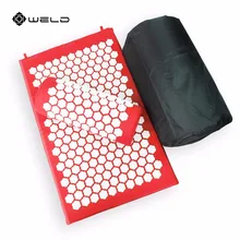 Розовый шип акупрессура коврик подушка коврик для иглоукалывания Шакти Коврик для йоги массажный релаксационный с каррибой