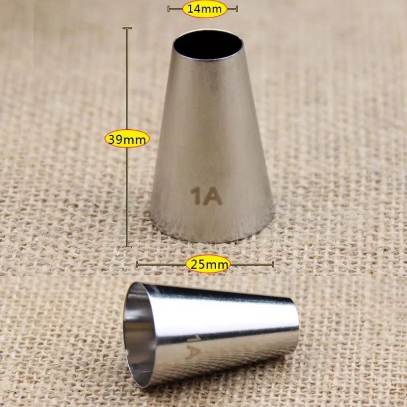 Round Tips Medium Decorating Nozzle Seamless Icing Tube Pastry Tips Fondant Cake Decorating Sugarcraft Tools cake decorating tip set cake icing nozzles baking nozzle set cake decorating nozzle set