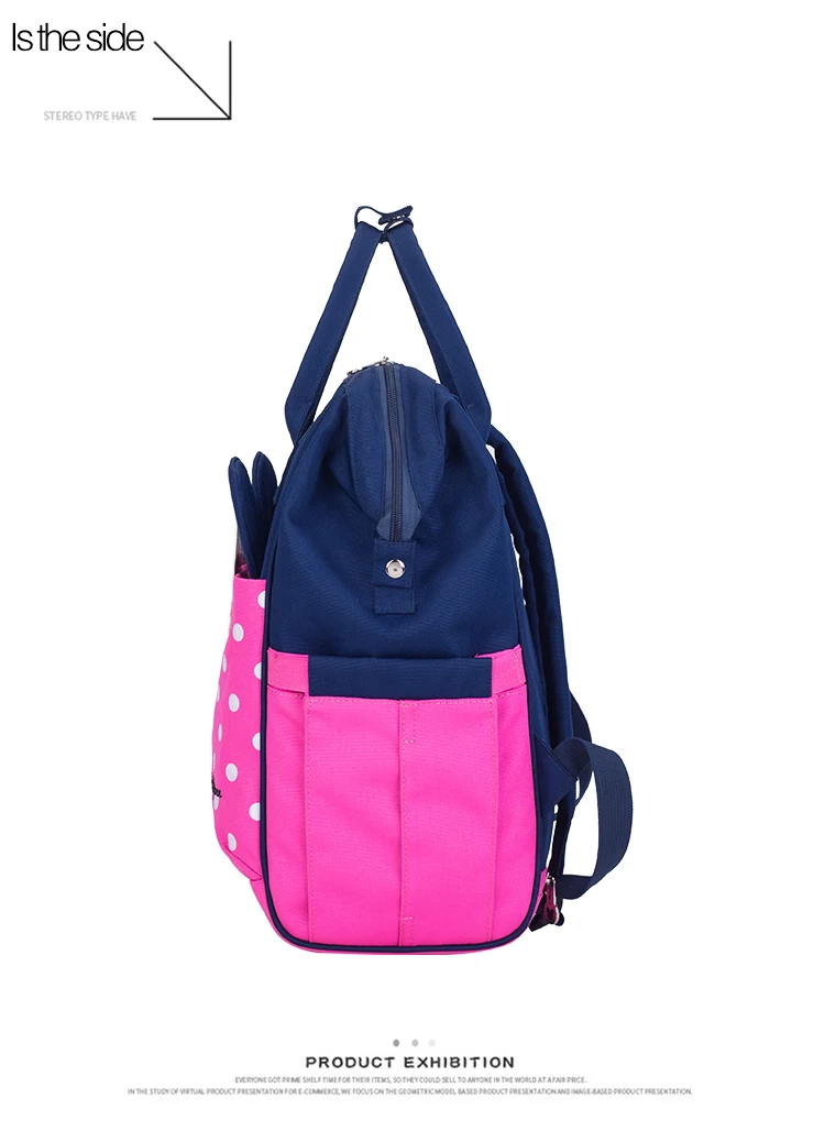Disney Новый аутентичный пеленки рюкзак для мам изоляционные сумки Минни Микки большая сумка для путешествий кормления ребенка Мумия