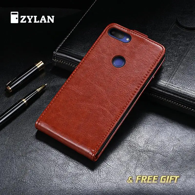 

ZYLAN New Arrival Up and Down TPU Leather Case Shockproof Cover Phone Shell Bag for Alcatel 1S 2019 5024D + FREE GIFT