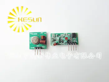 

433MHZ RF wireless receiver & transmitter module board Ordinary super- regeneration DC5V (ASK /OOK)10pair/Lot =20pcs