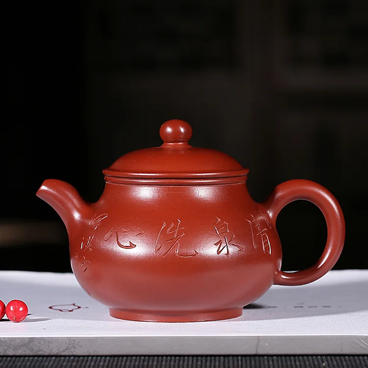 

Teapot Full Manual Famous Fan Se Flood Lamp Bright Red Robe Kungfu Online Teapot Tea Set Wholesale A Piece Of Generation Hair