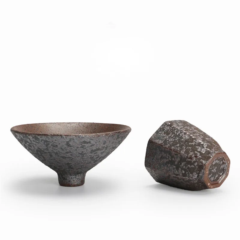 TANGPIN japanese rust glaze ceramic tea cup for puer teacup porcelain chinese kung fu cup drinkware tea cup