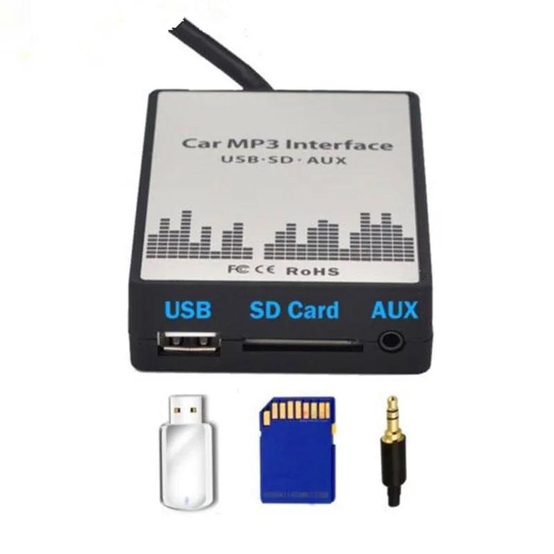 SITAILE USB SD AUX Автомобильный MP3 музыкальный плеер адаптеры CD машина для Opel Agila 2000-2007(без Navi) 8+ 6Pin интерфейс автомобильный комплект для укладки