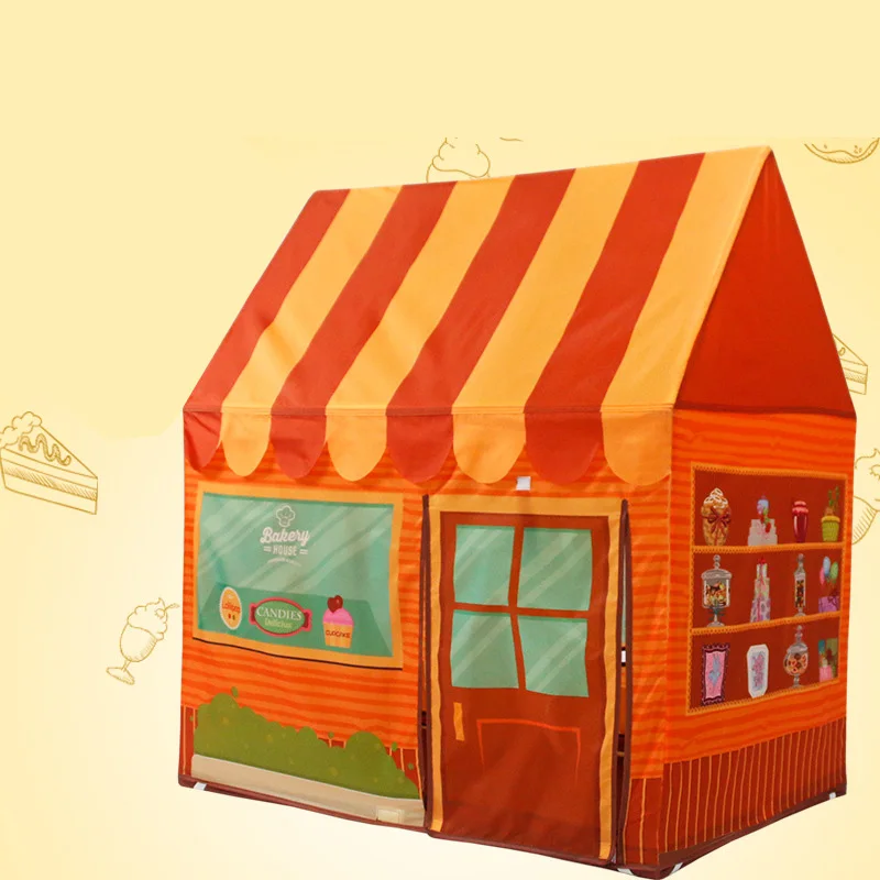

Tent Playhouse Canopy Princess Castle Kids Girls Toys Play House Room Portable