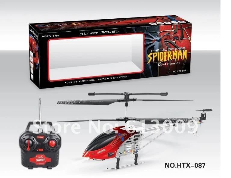 spiderman remote control helicopter