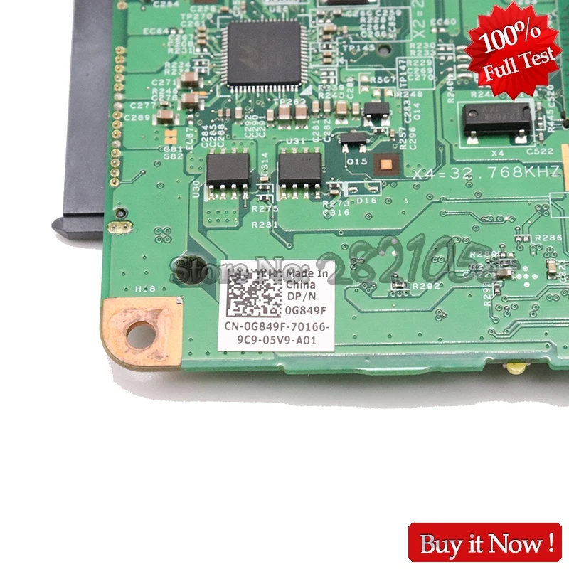 NOKOTION для Dell 1545 материнская плата ноутбука CN 0G849F G849F 48.4AQ01. 031 основная GM45 DDR2