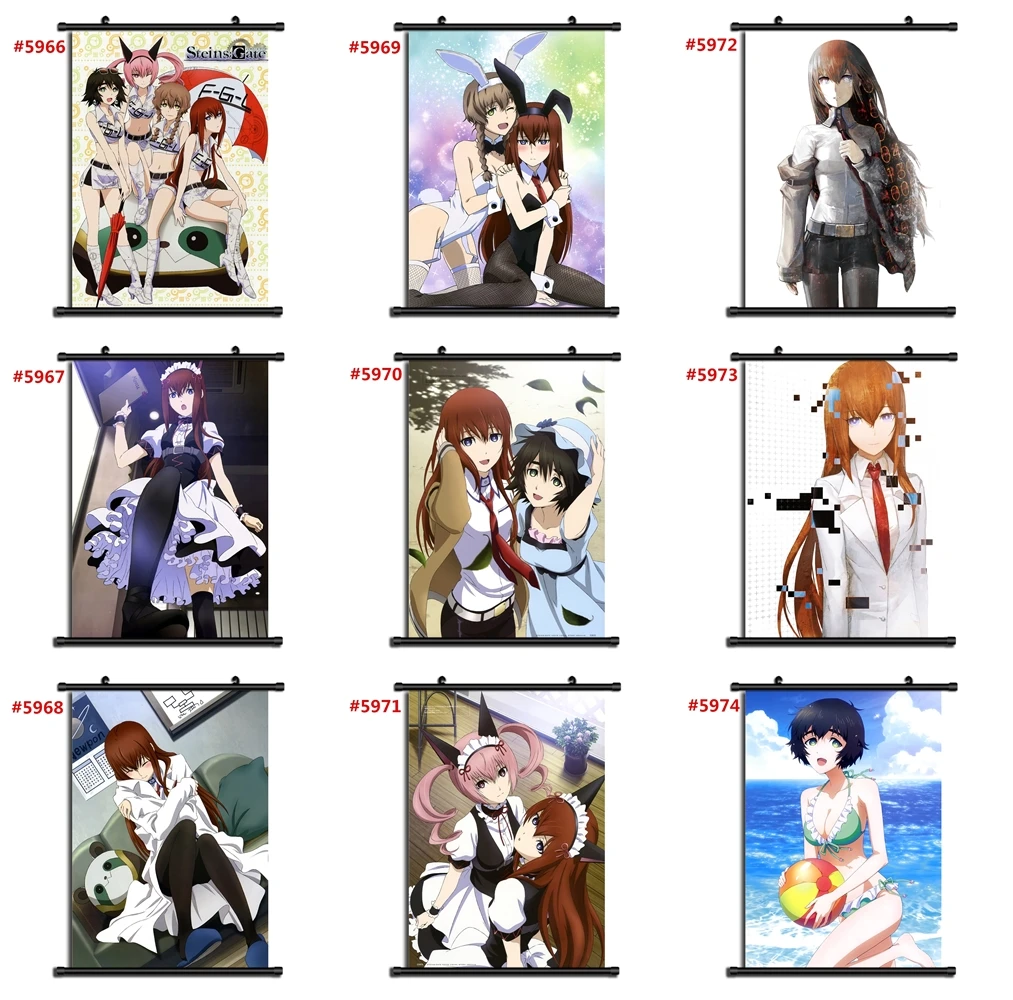 Аниме Манга стена плакат свиток Steins Gate 0|Рисование и каллиграфия| |