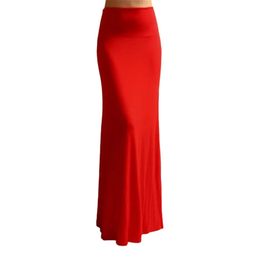 SIF/!, новая мода, эластичная однотонная длинная юбка, сексуальная посылка, мягкая пляжная юбка, юбка на половину тела, леверт, Прямая поставка, 630