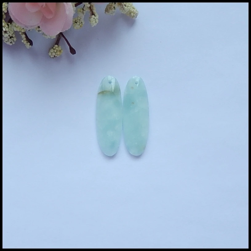 

Natural Onyx Jasper fashion woman Earrings,33x10x2mm,4.9g