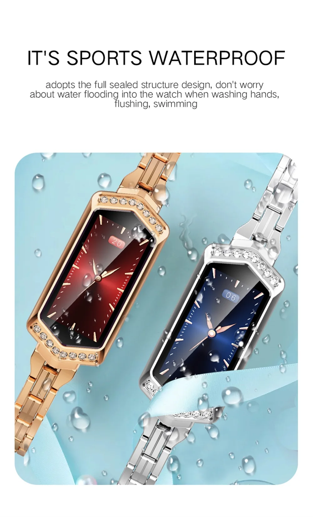 B78 smart watch women Fitness bracelet Heart Rate tracker Monitor blood pressure oxygen smartwatch band best gift for girlfriend