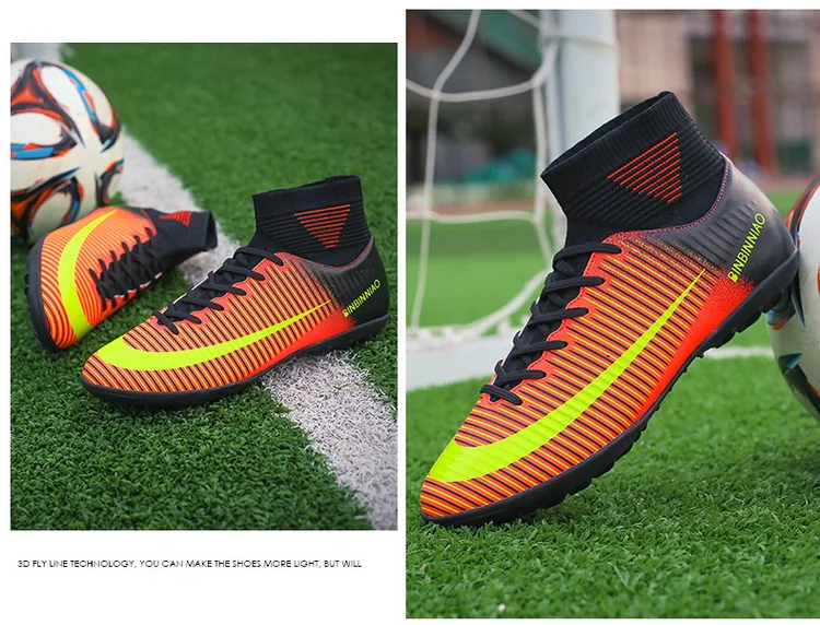 de futebol longas spikes & picos curtos