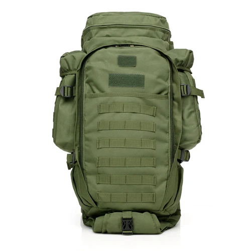 65L Large Capacity Waterproof Tactical Military Backpack Sturdy Nylon Durable Gun Rucksack for Travel Hiking Camping Hunting - Цвет: Army Green