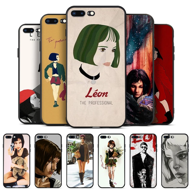 Чехол для телефона Babaite Leon Matilda Natalie Portman черный мягкий чехол iPhone 6S 6plus 7 7plus 8 8Plus X Xs MAX
