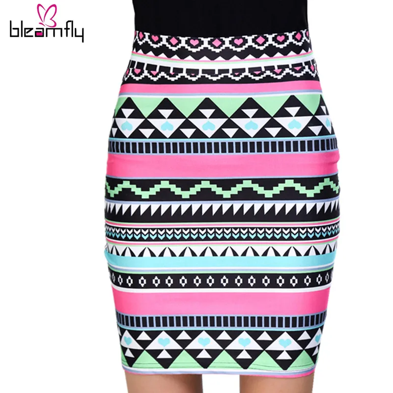 

Sexy high waist Pencil Skirt Skirts Womens Falda Saias Jupe Crayon Faldas Mujer Women print Saia Office Ladies mini Skirt Tight