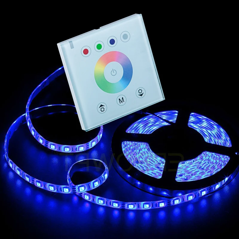 DC 12V 24V RGBW LED Tempered Glass Touch Screen Panel 4A*4CH Controller