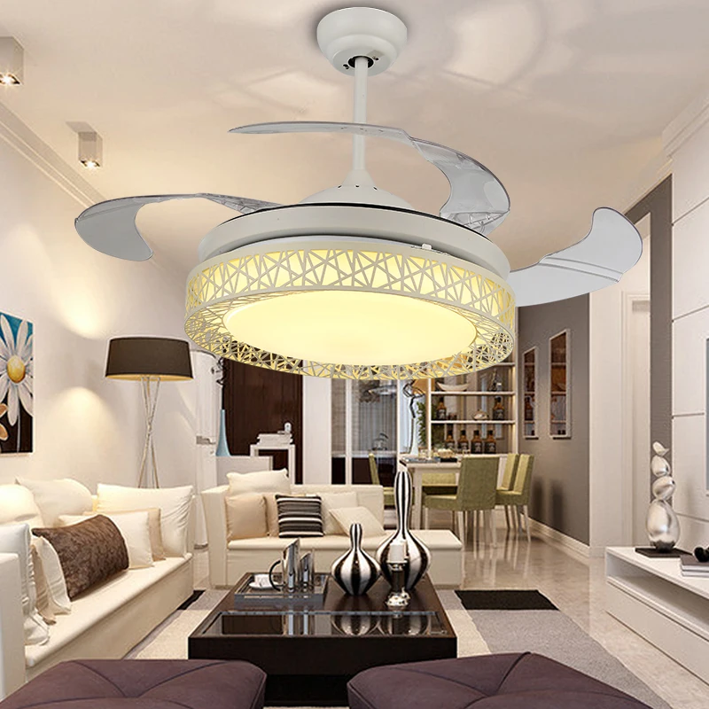 Buy Modenr ceiling light fan remote control for Living