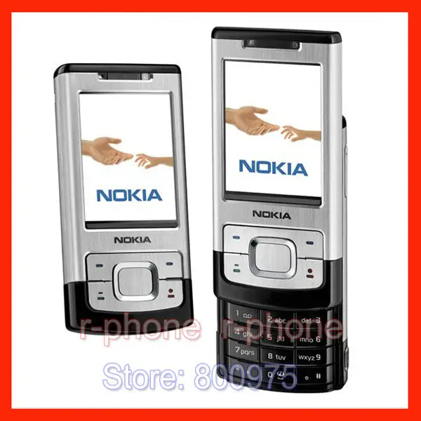 Nokia 6500 Slider Original s мобильный телефон Восстановленный разблокированный 3G смартфон