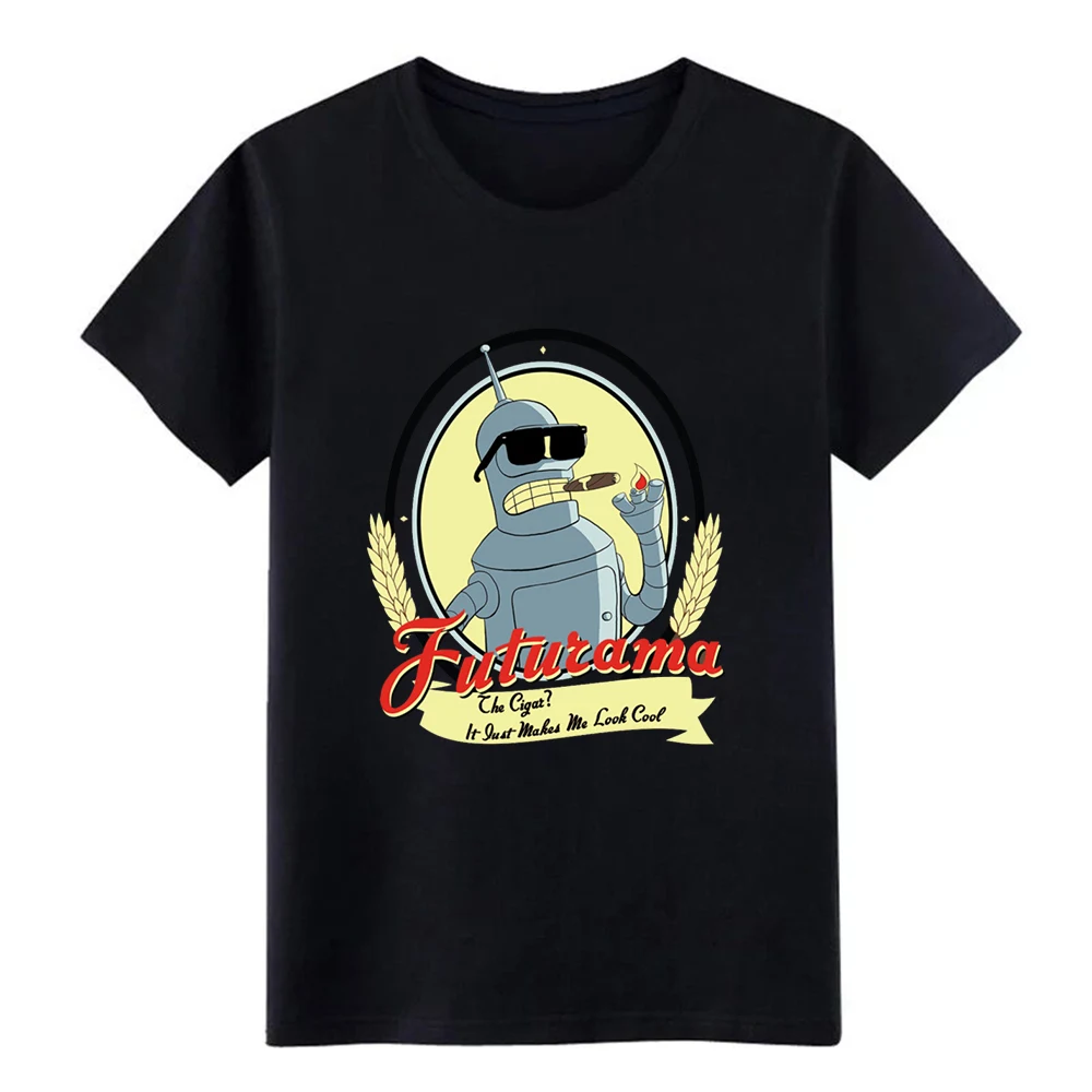

futurama cigar just makes me look cool t shirt personalized 100% cotton plus size 3xl cool Sunlight fashion Spring shirt