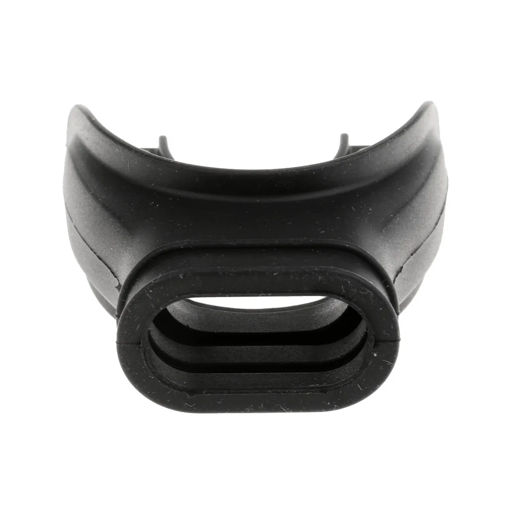 Scuba Diving Black Silicone Mouthpiece with Color Tab Replacement Regulator Octopus Snorkel Comfort Fit Mouth Piece