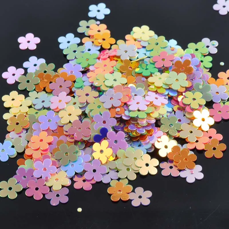 23g(1500pcs) Mini Mixed Flower Sequin For Crafts&Paillette Sewing