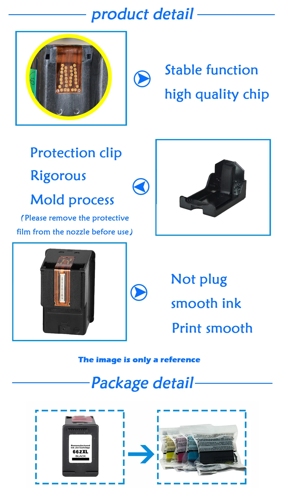 compatible ink cartridges For HP 662XL