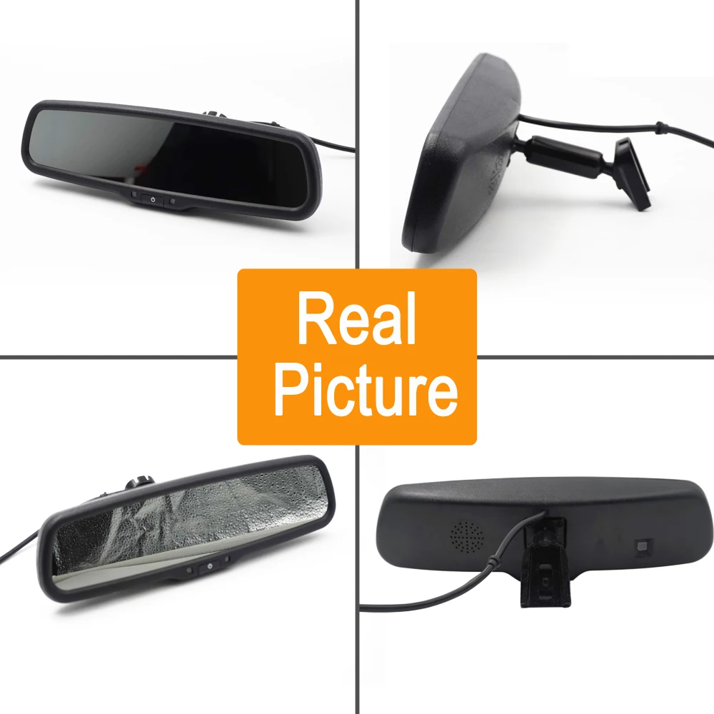 US $33.30 Mirror Screen Car Rear View Mirror Mount Camera Monitor Bracket Auto