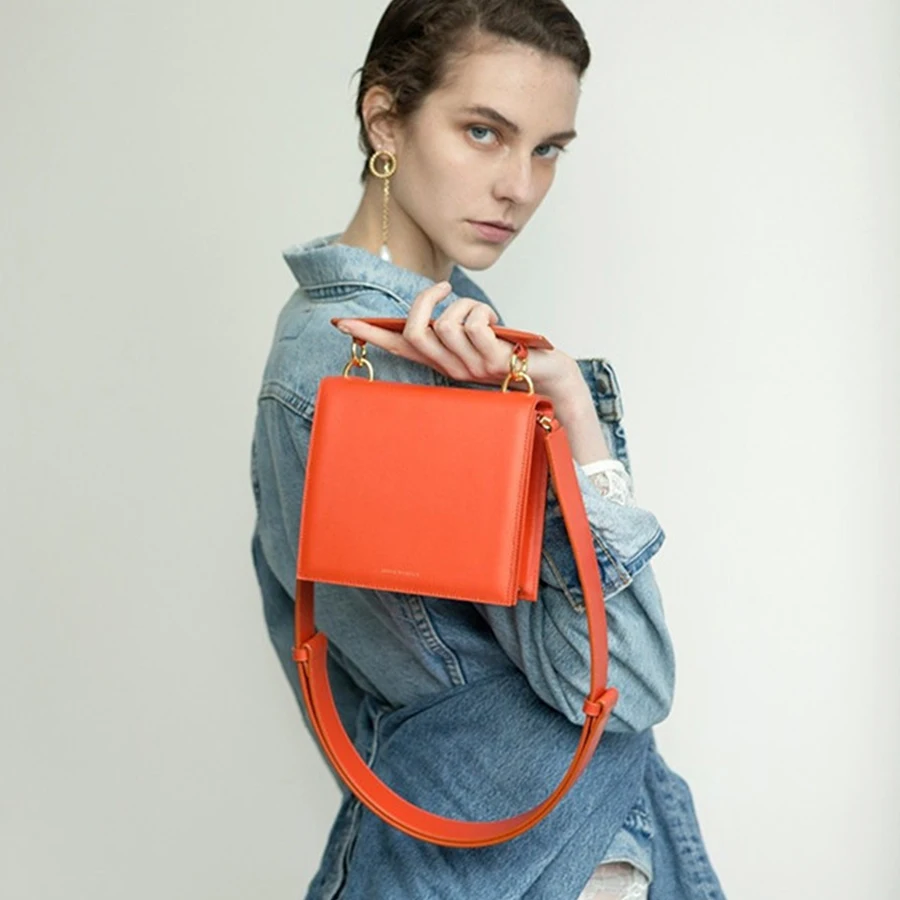 Повседневные одноцветные сумки через плечо в коробке, женские сумки с верхней ручкой, роскошные дизайнерские женские Сумки из искусственной кожи, женские маленькие сумки с клапаном