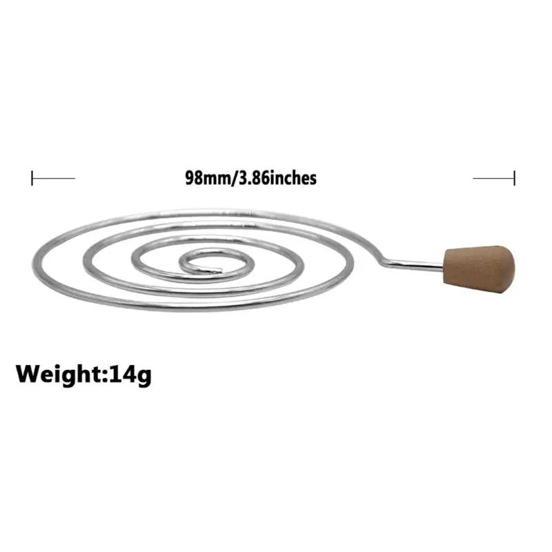 Металлический вихревой держатель угля для кальяна угольный фильтр кальяна аксессуары для чаши щит с деревянной ручкой